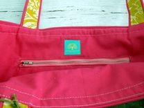 Leather And Canvas Large Tote Bag 3 small