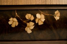 Walnut Radius Jewelry Box With Apple Blossom Inlay 3 small