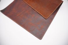 Custom Leather Desk Pad Desk Mat - Personalized Leather Goods for Business or Office - Custom Laser Engraving 4 small