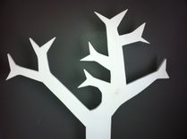 Modern Tree Coat Rack - Minimalist Style Unique & Functional Wall Art 1 small