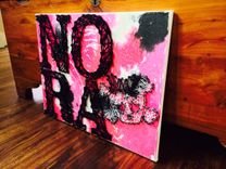 Custom Painted, Melted And Threaded Art. Personalized! One Of A Kind! 4 small