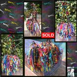 Beaded Fringe Purse, Custom Made,Unique,One Of A Kind,Upcycle,Jewels,Rhinestones 5 small