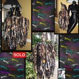 Tribal Exotic Animal Print Custom Made Handbag Unique,Upcycled,Leopard,Tiger,Beads,Rhinestones Purse 5 small