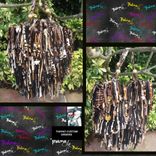 Tribal Exotic Animal Print Custom Made Handbag Unique,Upcycled,Leopard,Tiger,Beads,Rhinestones Purse 2 small