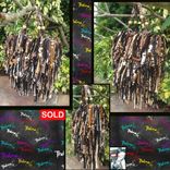 Tribal Exotic Animal Print Custom Made Handbag Unique,Upcycled,Leopard,Tiger,Beads,Rhinestones Purse 3 small