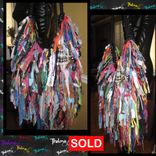 Ultra Fringe Purse Funky, Explosion Of Color,Unique,Handbag,Tote,Custom Made,Funky,Multi Color 4 small