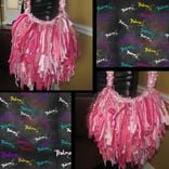 Pink Fringe Handbag, Upcycled Fringe Handbag,Custom Made, One Of A Kind, Hippie,Boho,Funky,Purse 2 small