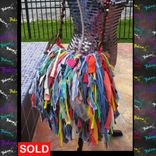 Handmade Fringe Handbag,Upcycled Purse,Custom Made Fringe Purse,Mixed Colors 1 small