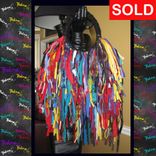 Hippie Fringe Handbag Custom Made, Ultra Fringe, One Of A Kind ,Purse,Multi Bright Colored 1 small