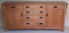 Solid Cherry Arts & Crafts Buffet 1 small