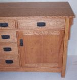 Solid Cherry Arts & Crafts Buffet 4 small