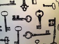 Key Pillow ( White And Black) 1 small