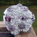 Brooch Bouquet - Custom Made Wedding Bouquet 3 small