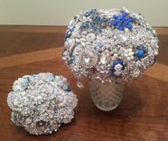 Brooch Bouquet - Custom Made Wedding Bouquet 4 small