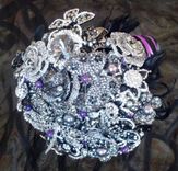 Brooch Bouquet - Custom Made Wedding Bouquet 5 small