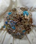 Brooch Bouquet - Custom Made Wedding Bouquet 6 small