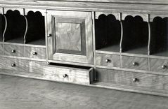 Cherry Slant-Front Secretary Desk 3 small