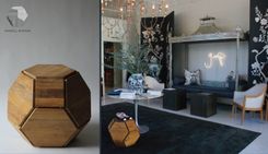 Reclaimed Teak Orb. Seating Or Side Table. 3 small