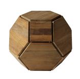 Reclaimed Teak Orb. Seating Or Side Table. 4 small