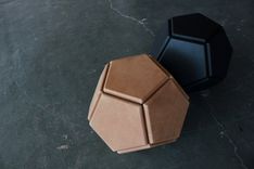 Leather Orb. Seating & Side Table. 1 small