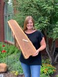 Solid Wood Cutting Or Serving Board, Charcuterie, Bread, Cheese 6 small