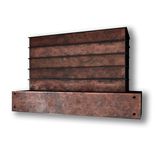 #112 E104 Standard Rustic Rusty Steel Range Hood 1 small