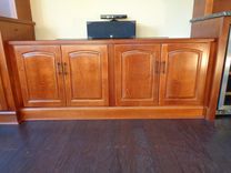 Maple Media Cabinet Wall With Dry Bar 4 small