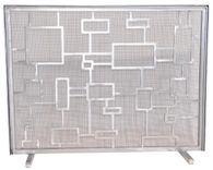 Metal Fireplace Screen (Squares) 3 small