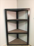 Steel & Walnut Corner Shelf 3 small