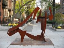 Steel & Granite Lawn Sculptures 1 small