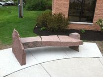 Steel & Granite Lawn Sculptures 5 small
