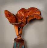 "Phoenix" Carved Sculpture 2 small