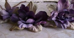 Custom Designed Flower Wedding Headband 1 small