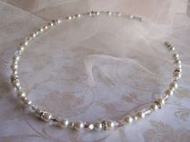 Custom Pearl Headband Tiara 2 small