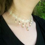 Pearl Bridal Choker Necklace 3 small