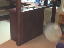 Maple Loft Bed With Desk And Book Shelves 5 small