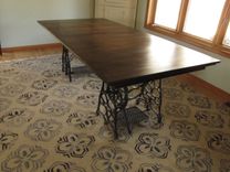 Rustic Expanding Dining Room Table 1 small