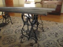 Rustic Expanding Dining Room Table 5 small