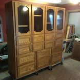 Custom Oak Cabinet 1 small