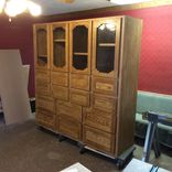 Custom Oak Cabinet 2 small