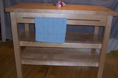 Butcher Block Kitchen Island 2 small