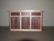Maple And Walnut Butcher Block Island 1 small