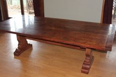 Trestle Style Dining Table 2 small