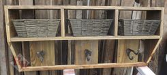 Ustic Coat Rack / Hat Rack / Towel Rack 2 small