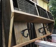 Ustic Coat Rack / Hat Rack / Towel Rack 3 small