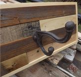 Rustic Coat Rack / Hat Rack / Towel Rack 1 small