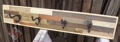 Rustic Coat Rack / Hat Rack / Towel Rack 2 small