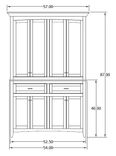 White Oak Hutch 6 small