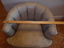 Leather Small Chair In As If The Skin Of An Elephant 6 small