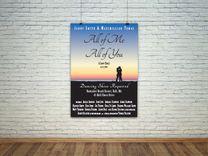 Custom Movie Poster - Unique Wedding Gift Idea 1 small